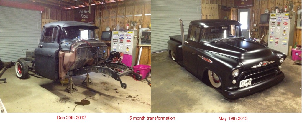 What a difference. Photo: Davie & Angie Hurt